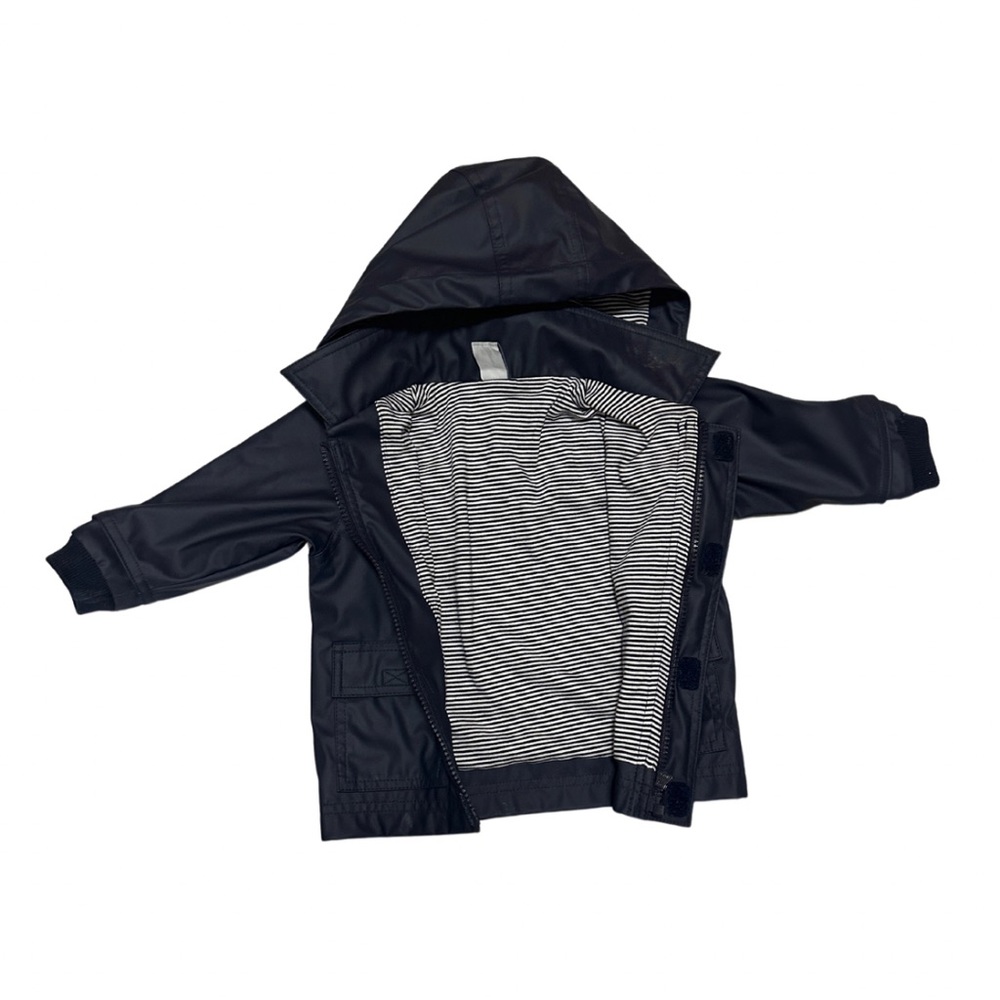 Navy Petit Bateau Raincoat 6m